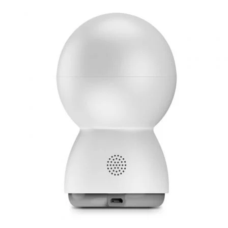 SPC Cámara de Videovigilancia SPC Lares 360 Full HD - Giro 360° Interior con Visión Nocturna, Detección de Personas/Sonido, Seguimiento, Audio Bidireccional, Control por App
